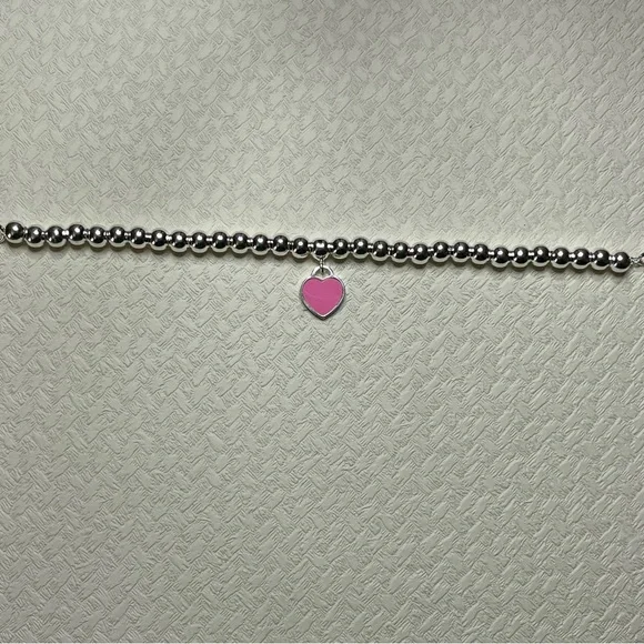 NET Silver Heart Bracelet - Picture 3 of 3